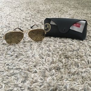 Ray Ban Aviator Classic Lenses Brown Classic